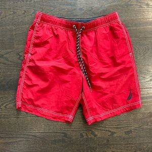 Men’s Nautica size Medium swim trunks. Brand new